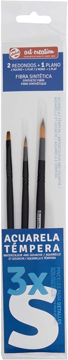 ART CREATION 3'LÜ SULUBOYA FIRÇA SETİ (SMALL) - S