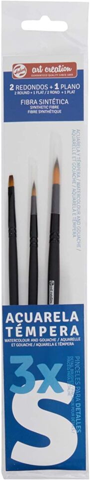 ART CREATION 3'LÜ SULUBOYA FIRÇA SETİ (SMALL) - S