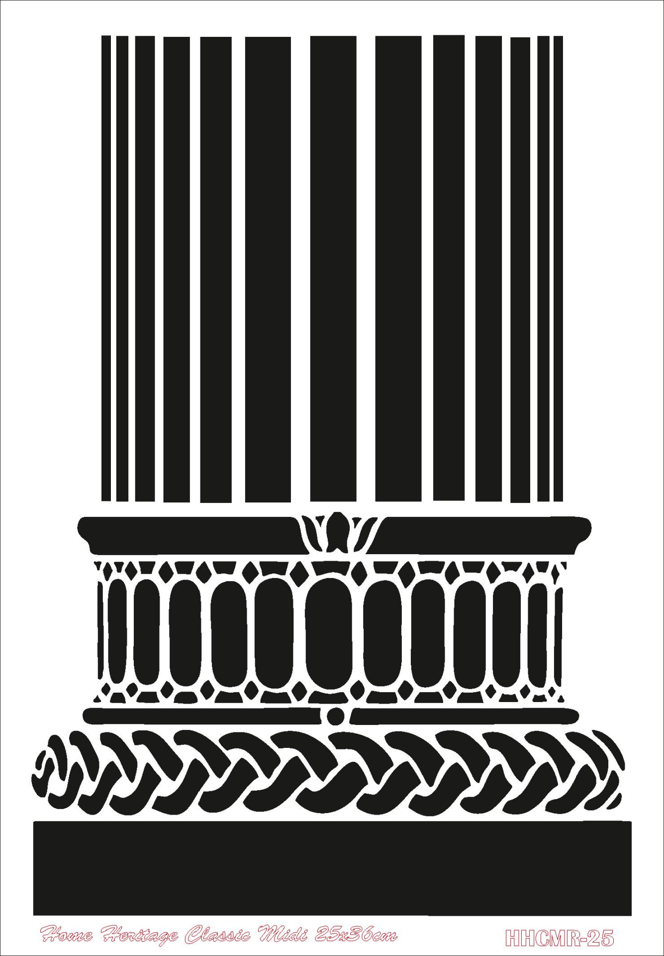 HOME HERITAGE CLASSIC MIDI 25X36CM HHCMR-25 STENCİL