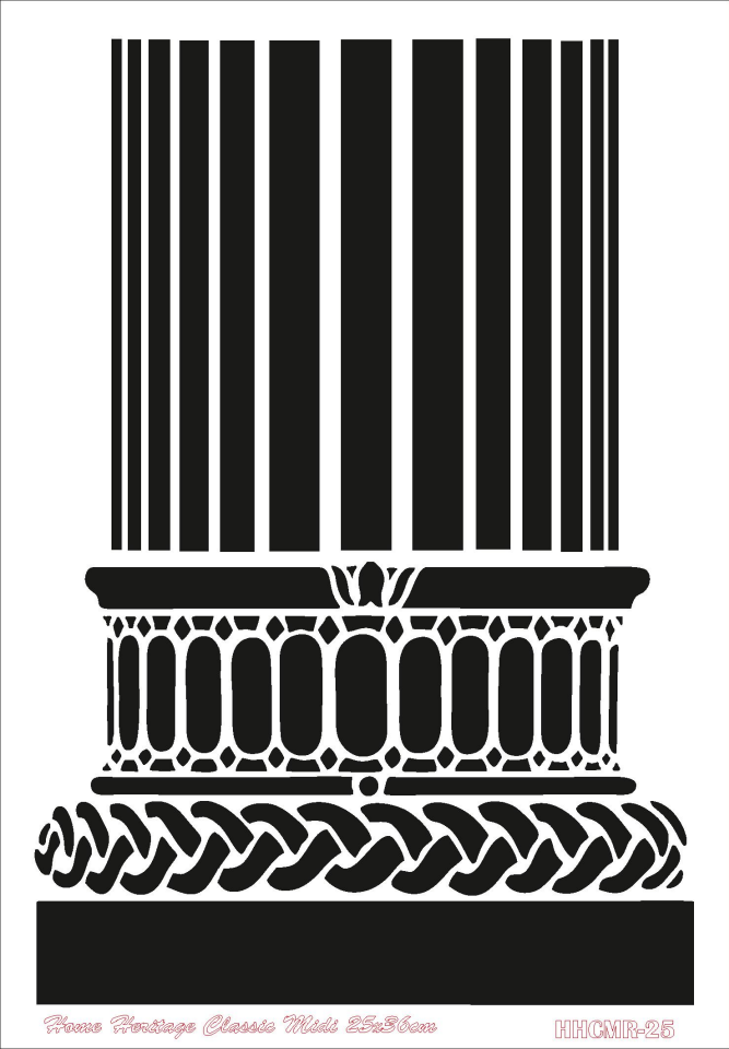HOME HERITAGE CLASSIC MIDI 25X36CM HHCMR-25 STENCİL