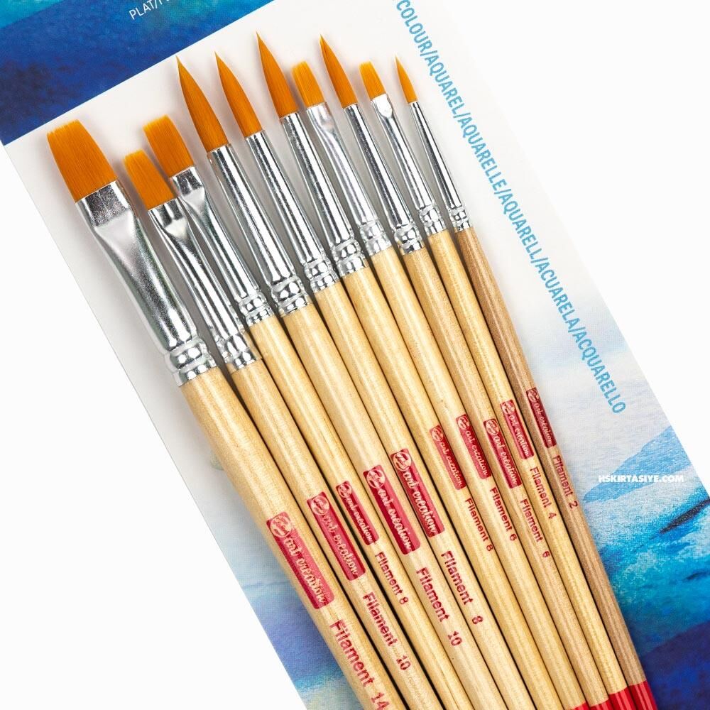 ART CREATION SENTETİK FIRÇA SETİ 10'LU (YUVARLAK UÇ)