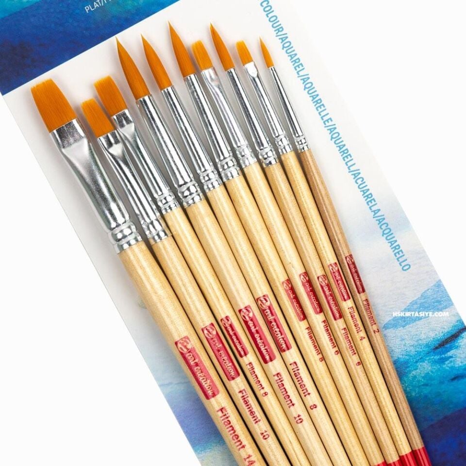 ART CREATION SENTETİK FIRÇA SETİ 10'LU (YUVARLAK UÇ)