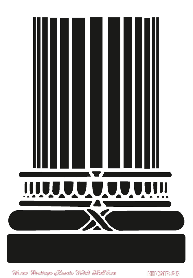 HOME HERITAGE CLASSIC MIDI 25X36CM HHCMR-23 STENCİL