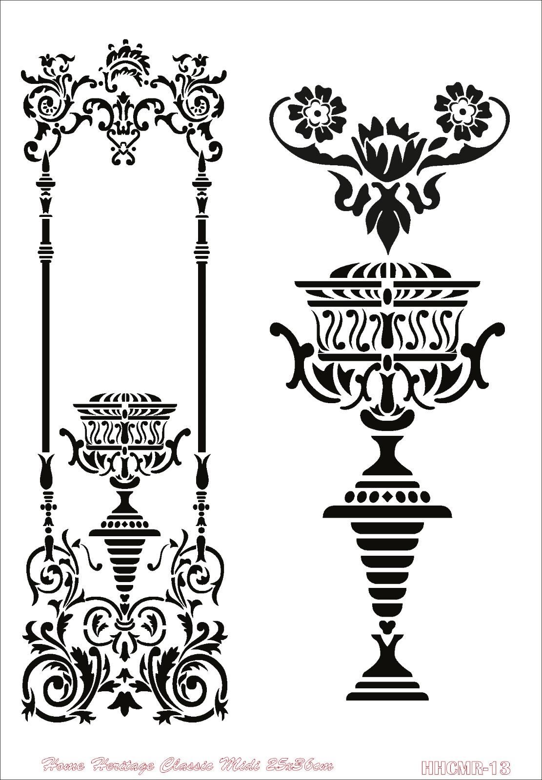 HOME HERITAGE CLASSIC MIDI 25X36CM HHCMR-13 STENCİL