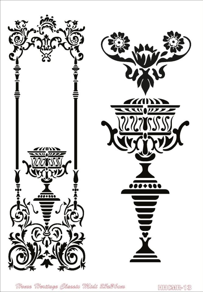 HOME HERITAGE CLASSIC MIDI 25X36CM HHCMR-13 STENCİL