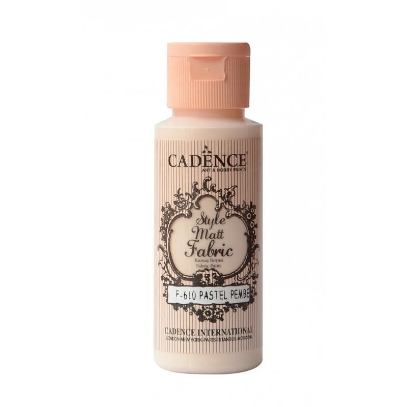 610 Pastel Pembe Kumaş Boyası 59ML(cc)