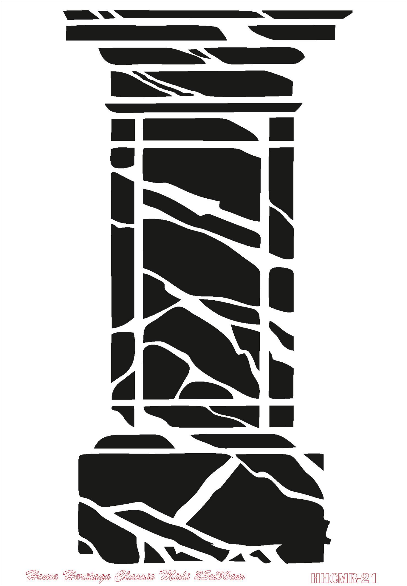 HOME HERITAGE CLASSIC MIDI 25X36CM HHCMR-21 STENCİL