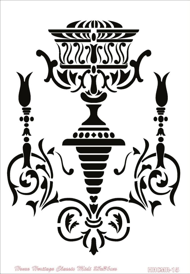 HOME HERITAGE CLASSIC MIDI 25X36CM HHCMR-15 STENCİL