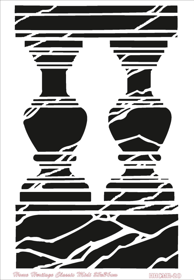 HOME HERITAGE CLASSIC MIDI 25X36CM HHCMR-20 STENCİL