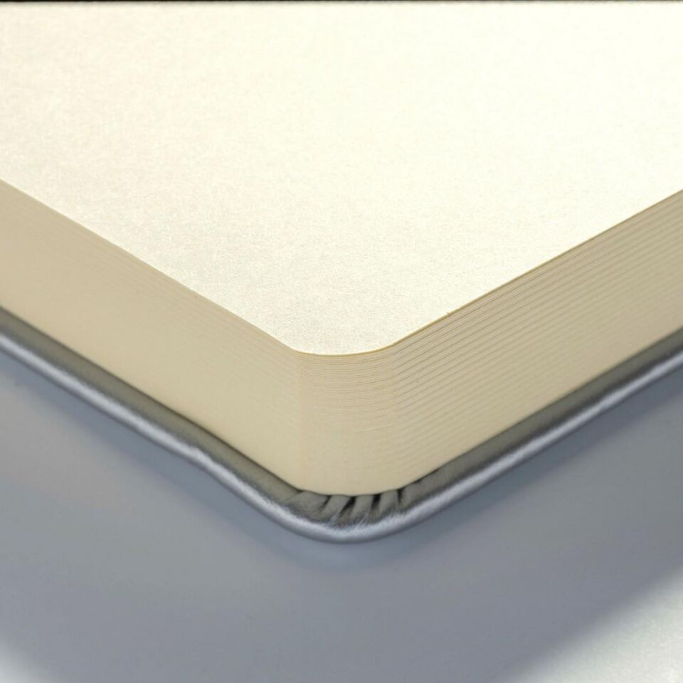 TAC SKETCHBOOK SHINY SILVER 21X15 140GR