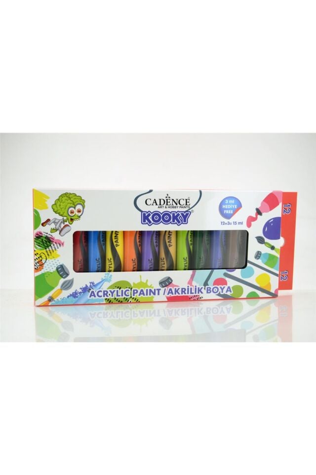 CADENCE KOOKY AKRİLİK 12'Lİ SET 15ML