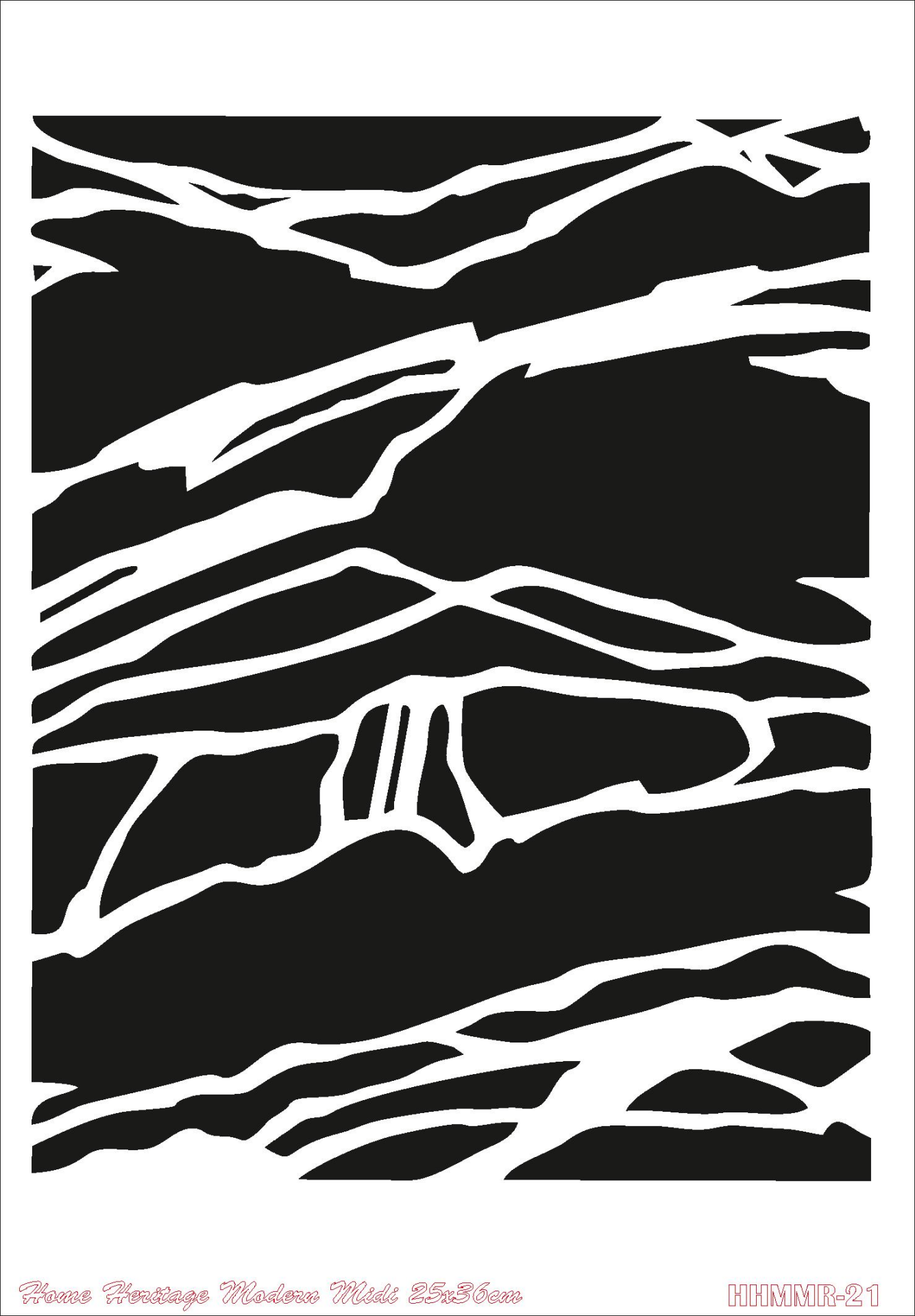 HOME HERITAGE MODERN MIDI 25X36CM HHMMR-21 STENCİL
