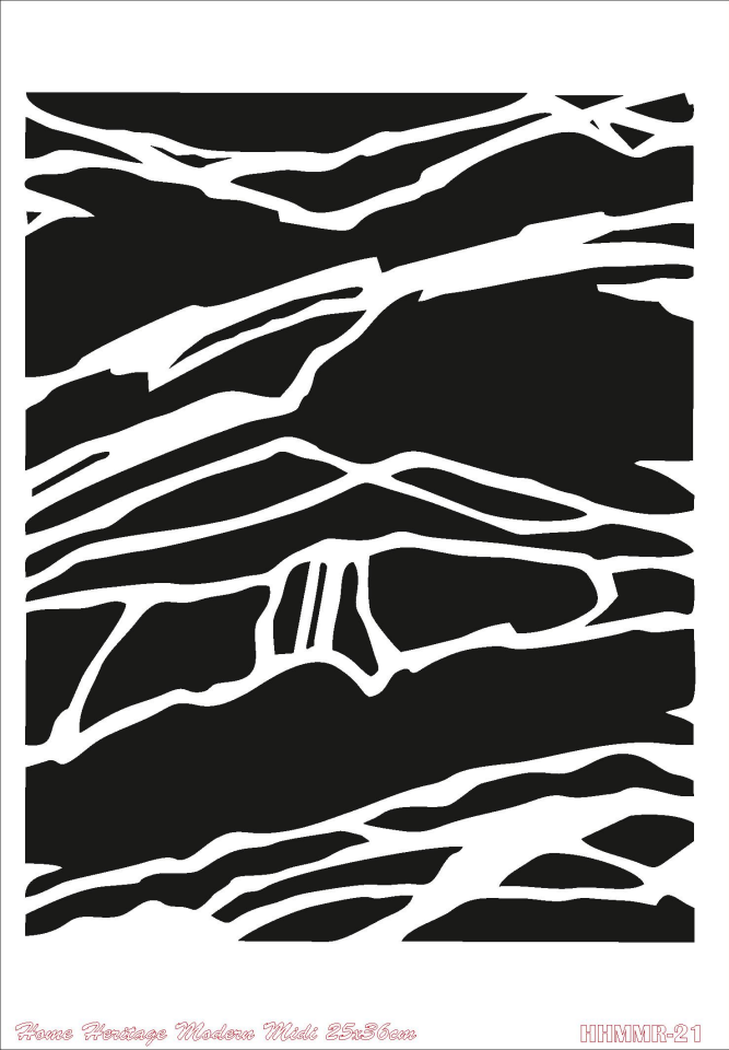 HOME HERITAGE MODERN MIDI 25X36CM HHMMR-21 STENCİL