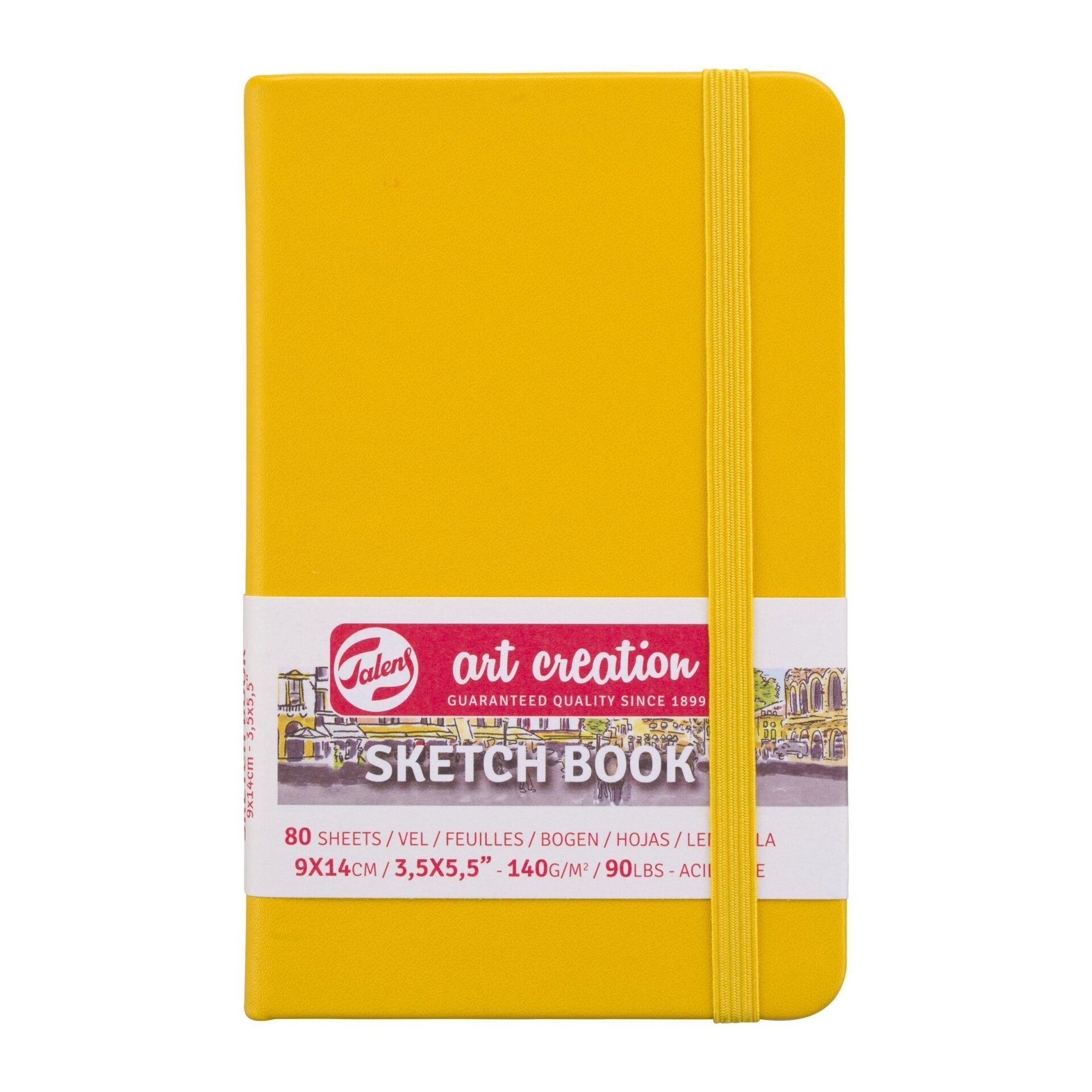 SKETCH BOOK - 9X14 CM -140GR-80 YAPRAK-G.YELLOW