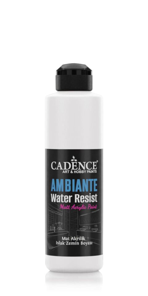 AMBIENTE ISLAK ZEMİN BOYASI AW-01 BEYAZ 250ML + KATALİZÖR 10GR