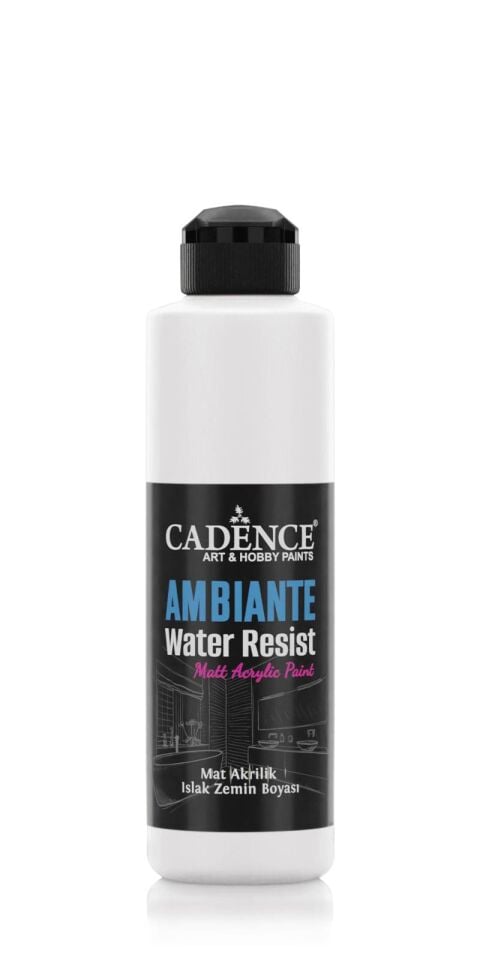 AMBIENTE ISLAK ZEMİN BOYASI AW-01 BEYAZ 250ML + KATALİZÖR 10GR