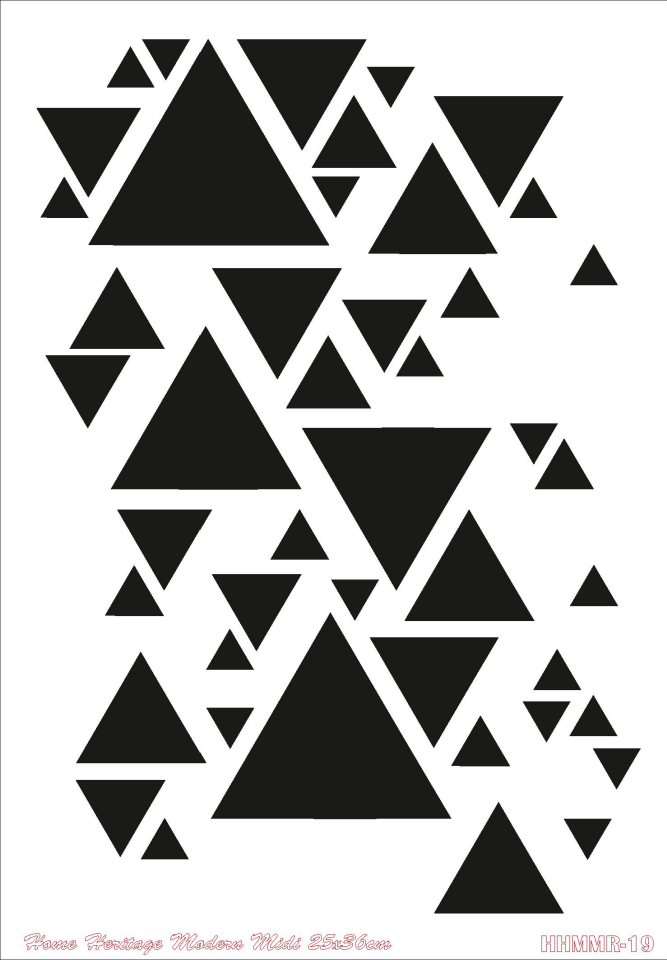 HOME HERITAGE MODERN MIDI 25X36CM HHMMR-19 STENCİL