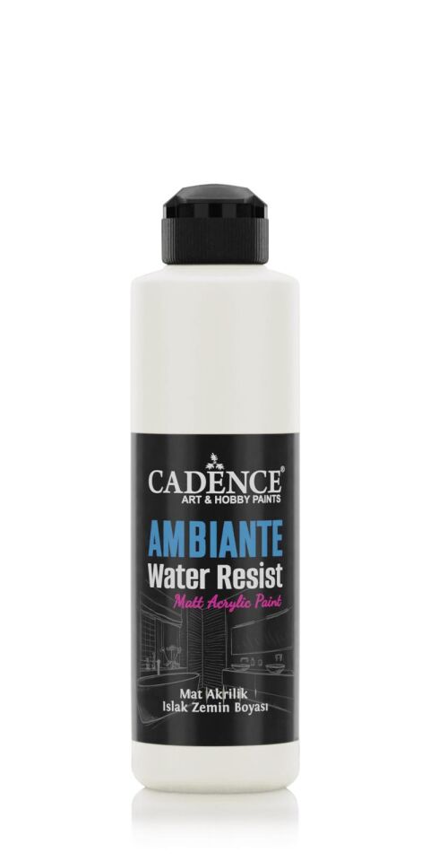 AMBIENTE ISLAK ZEMİN BOYASI AW-02 PAK BEYAZ 250ML + KATALİZÖR 10GR