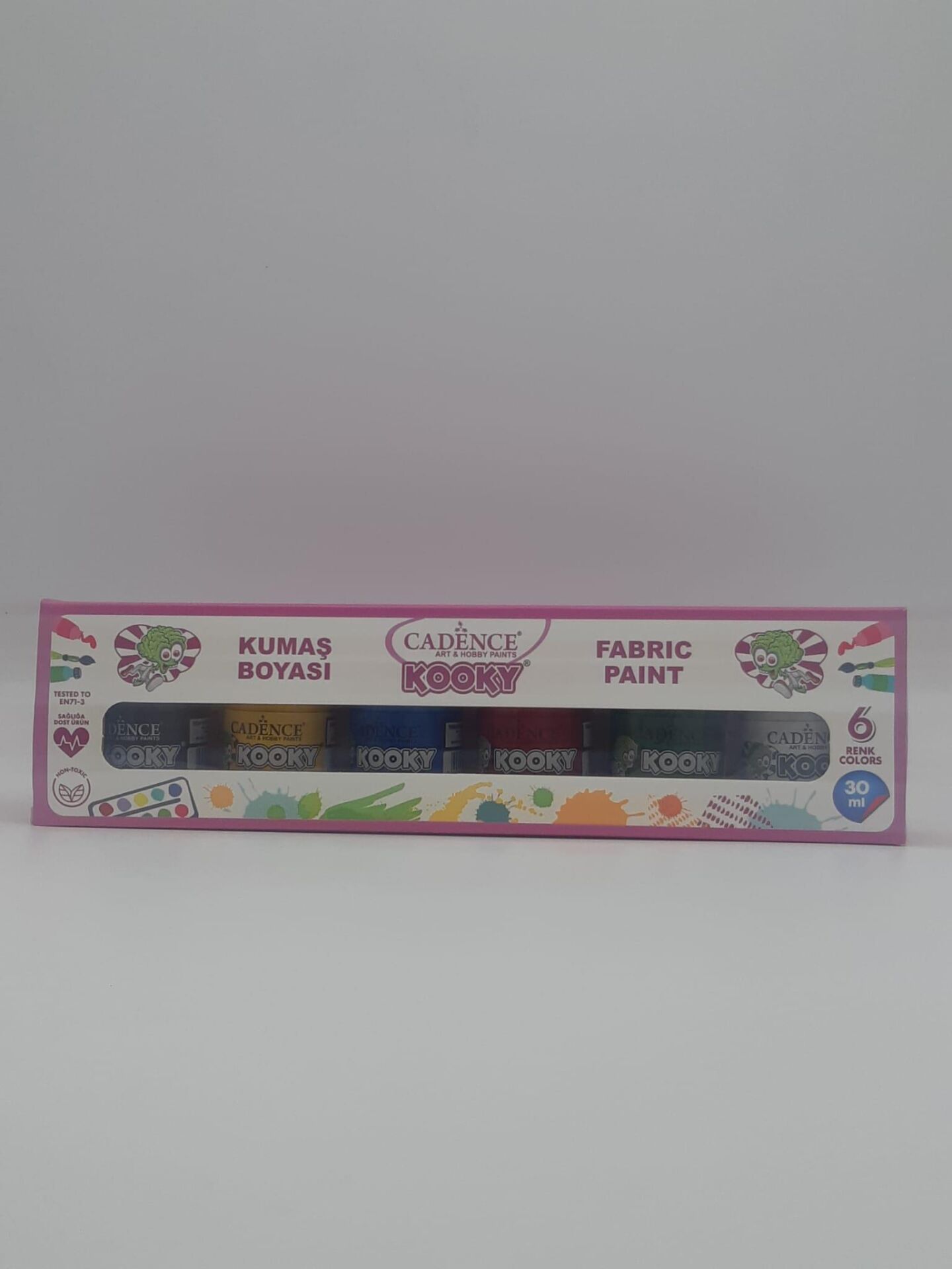 CADENCE KOOKY KUMAŞ BOYASI 6'LI 30ML