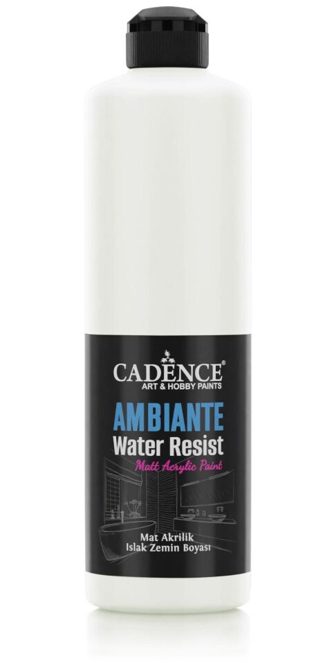 AMBIENTE ISLAK ZEMİN BOYASI AW-02 PAK BEYAZ 500ML + KATALİZÖR 20GR