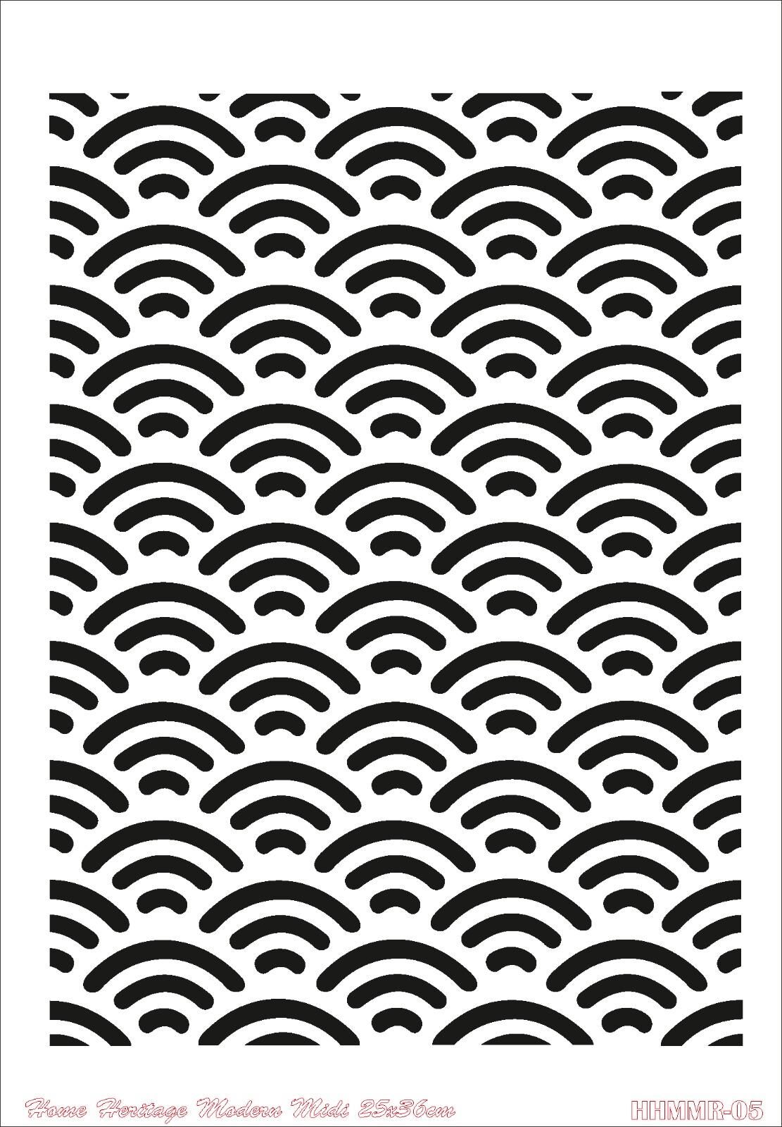 HOME HERITAGE MODERN MIDI 25X36CM HHMMR-05 STENCİL
