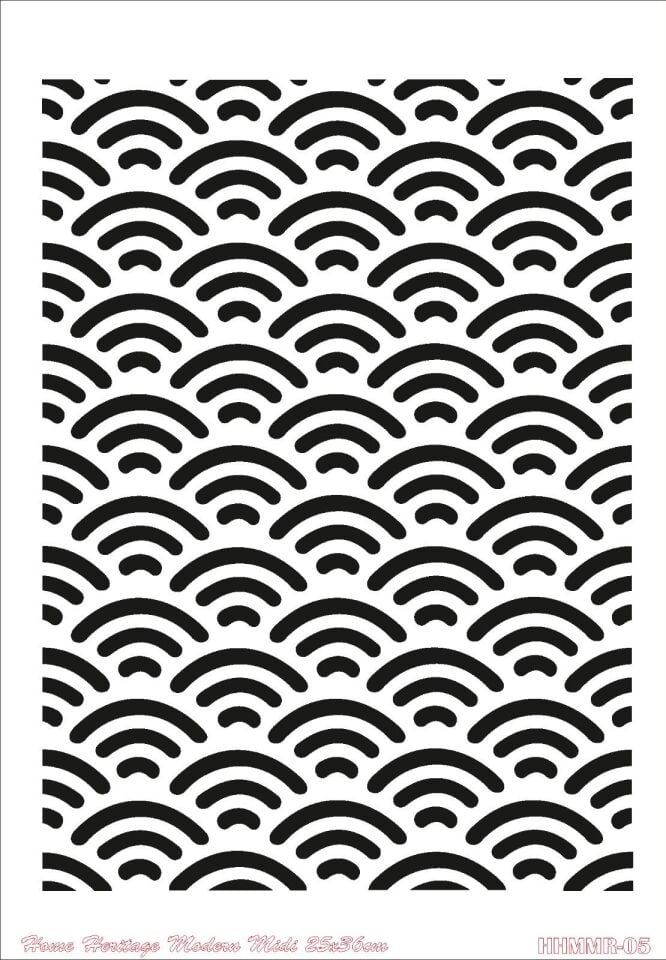 HOME HERITAGE MODERN MIDI 25X36CM HHMMR-05 STENCİL