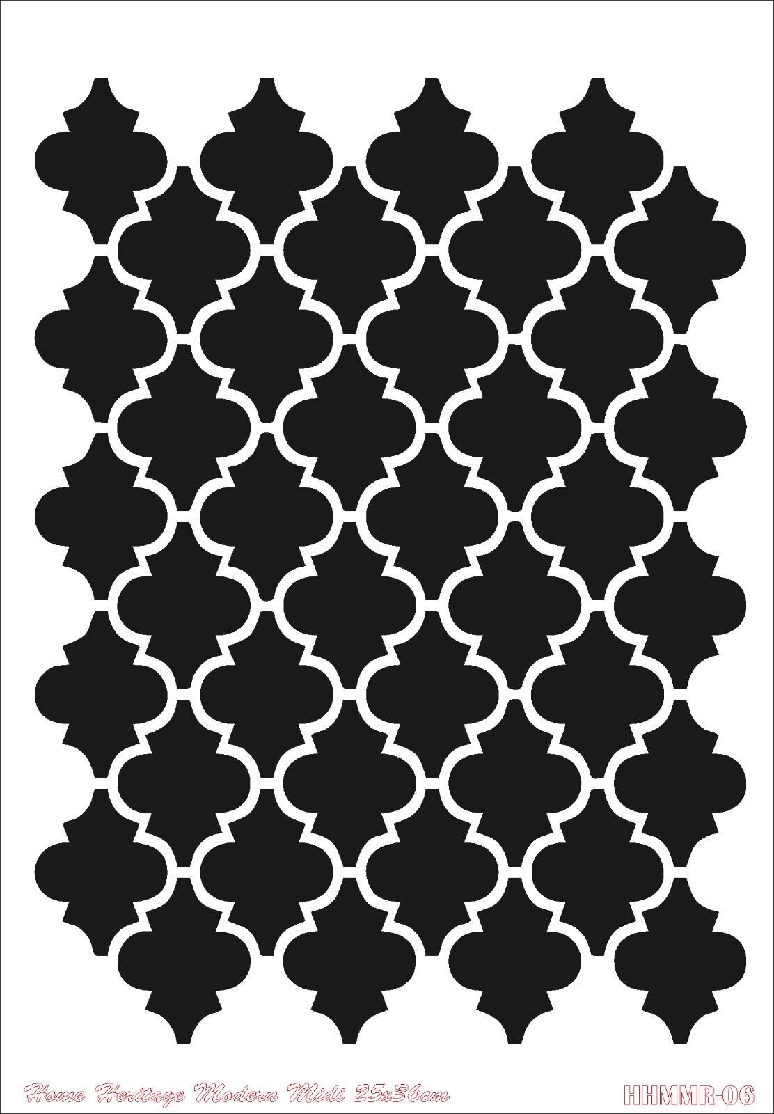 HOME HERITAGE MODERN MIDI 25X36CM STENCİL