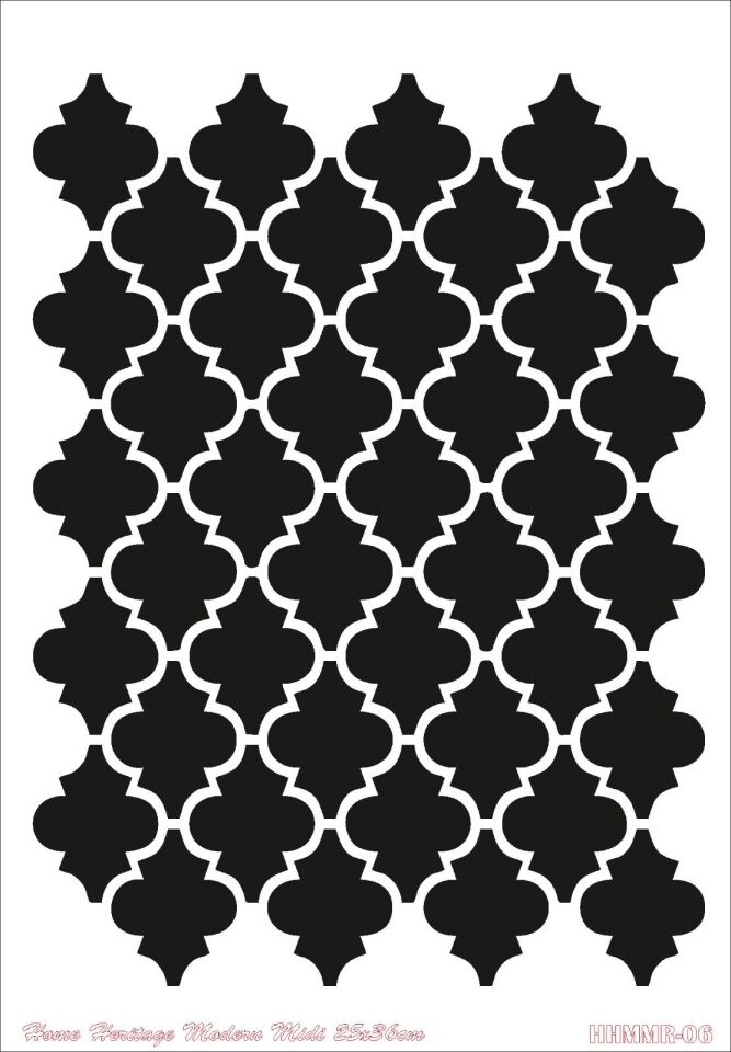 HOME HERITAGE MODERN MIDI 25X36CM STENCİL