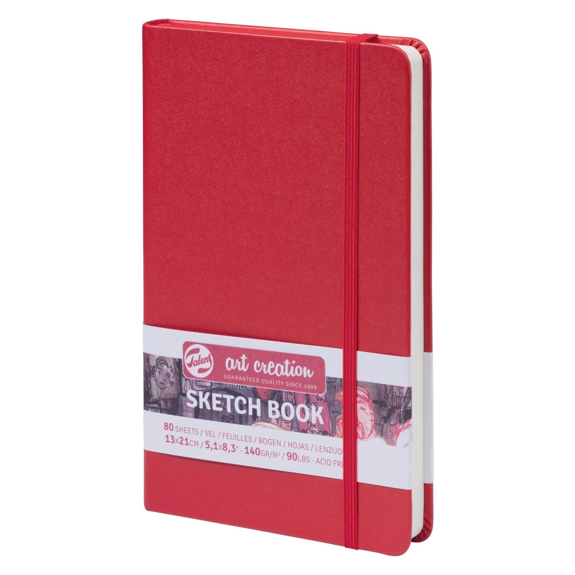 TAC SK-BLOCK SW RED 13X21 140 G SKETCHBOOK