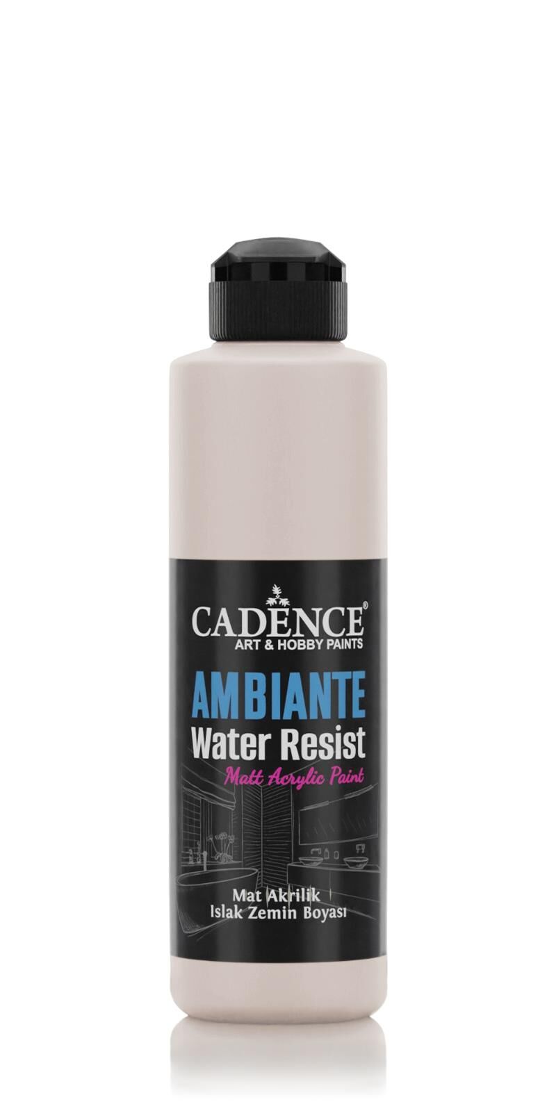 AMBIENTE ISLAK ZEMİN BOYASI AW-05 FİLDİŞİ SAHİLİ 250ML + KATALİZÖR 10GR