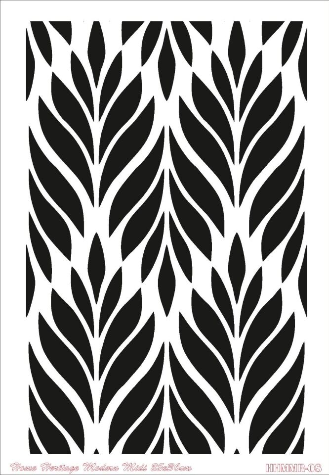 HOME HERITAGE MODERN MIDI 25X36CM HHMMR-08 STENCİL