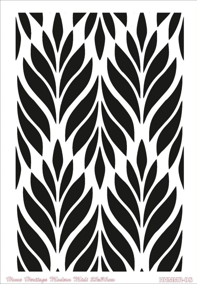HOME HERITAGE MODERN MIDI 25X36CM HHMMR-08 STENCİL
