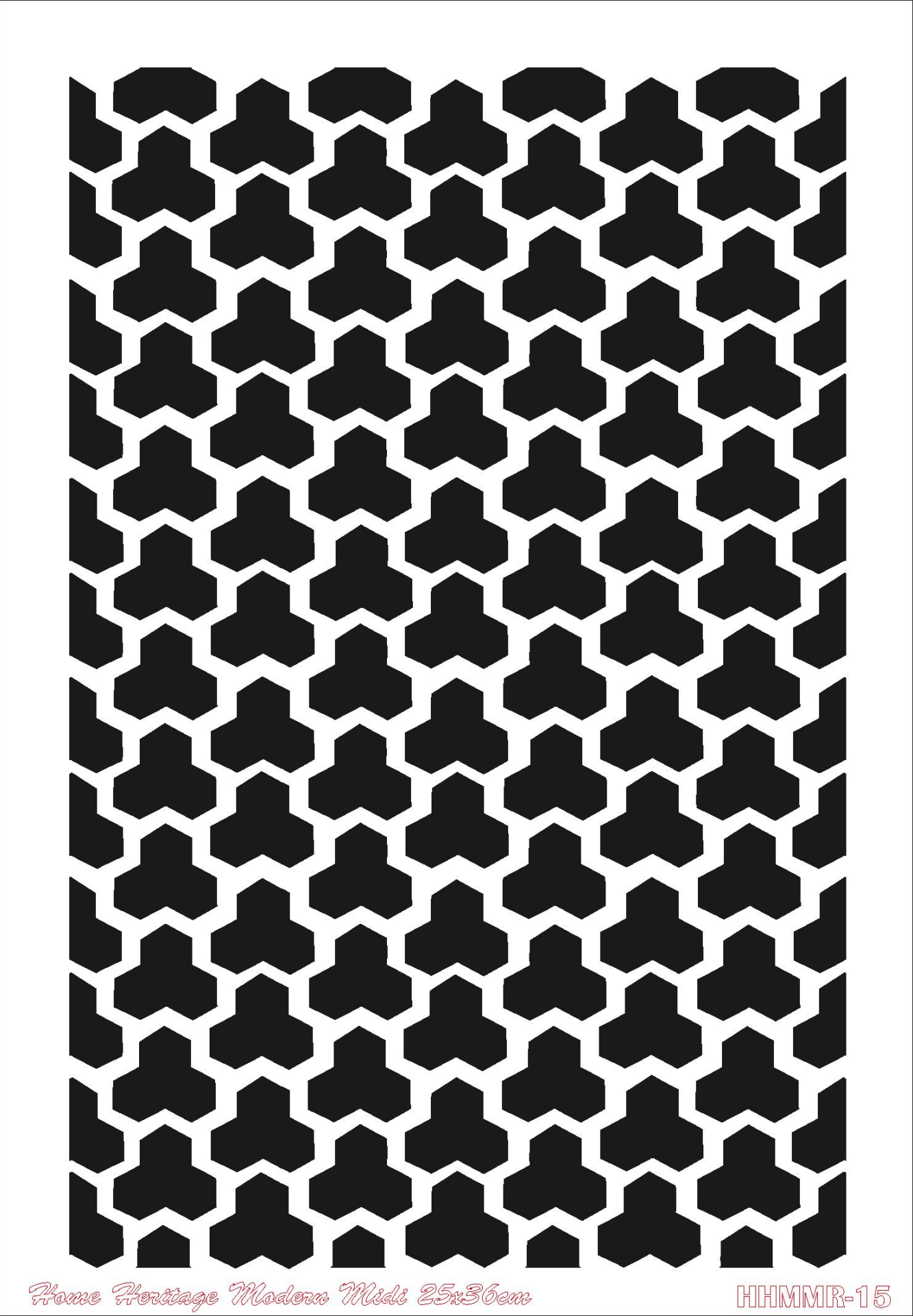 HOME HERITAGE MODERN MIDI 25X36CM HHMMR-15 STENCİL