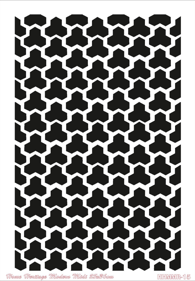 HOME HERITAGE MODERN MIDI 25X36CM HHMMR-15 STENCİL