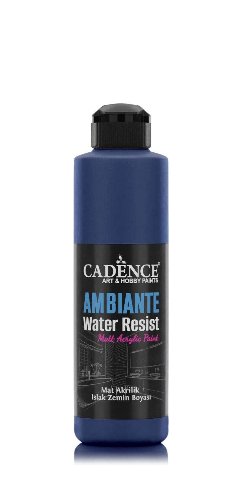 AMBIENTE ISLAK ZEMİN BOYASI AW-10 OKYANUS 250ML + KATALİZÖR 10GR