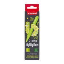 BRUYNZEEL HIGHLIGHTER SET YELLOW/GREEN - FLORESAN KALEM SETİ SARI/YEŞİL