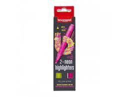BRUYNZEEL HIGHLIGHTER SET YELLOW/PINK - FLORESAN KALEM SETİ SARI/PEMBE