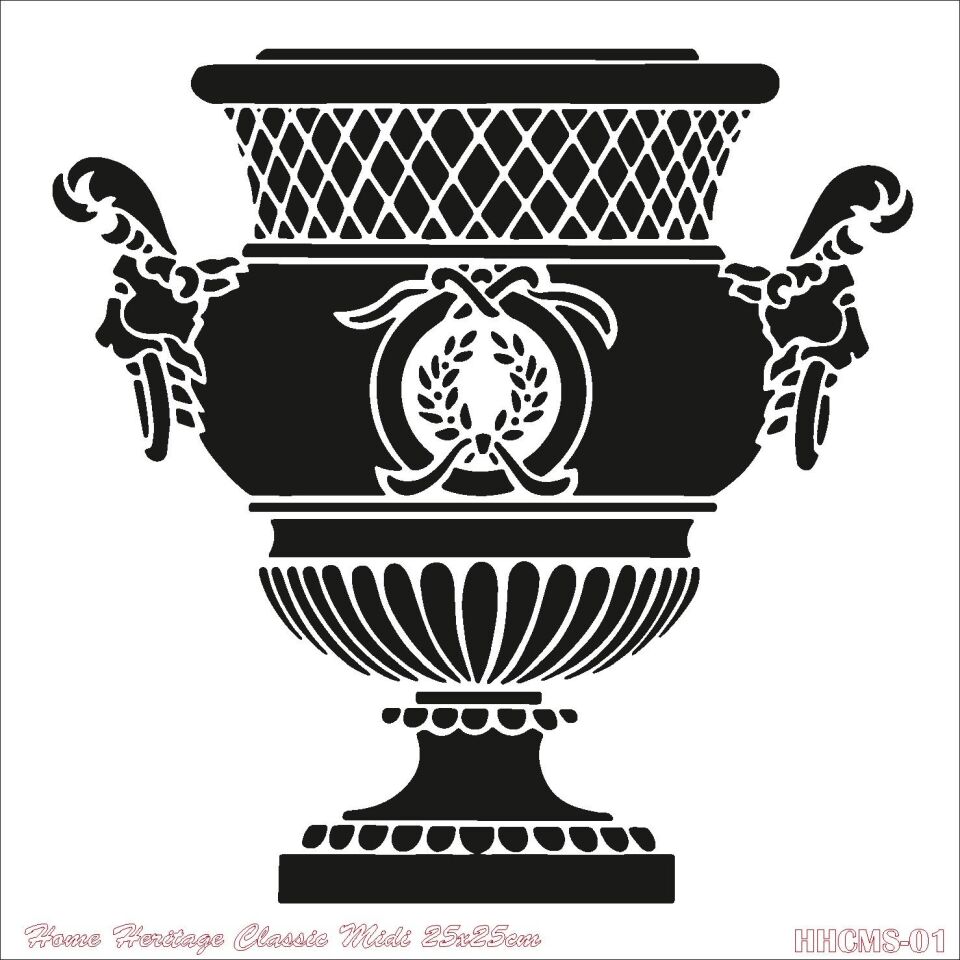 HOME HERITAGE CLASSIC MIDI 25X25CM HHCMS-01 STENCİL