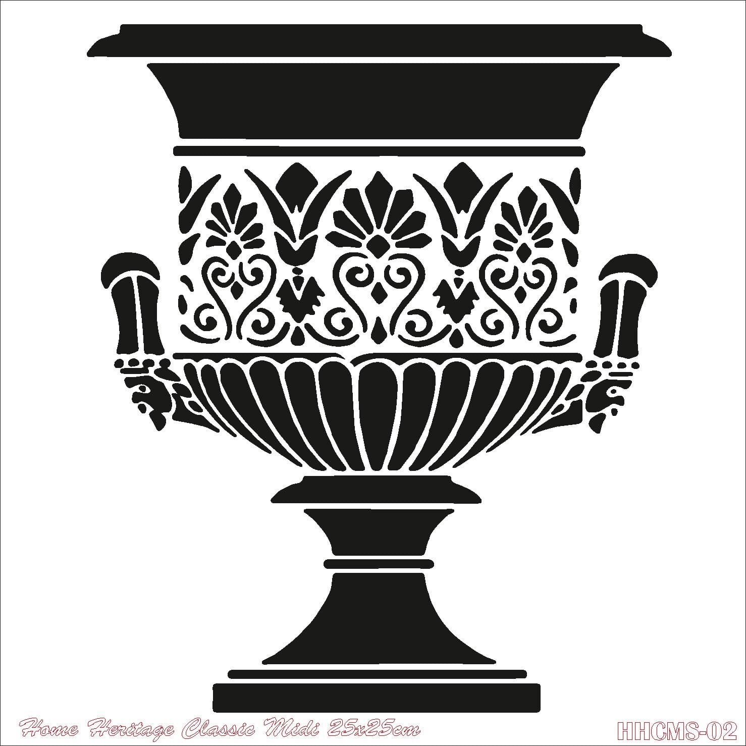 HOME HERITAGE CLASSIC MIDI 25X25CM HHCMS-02 STENCİL