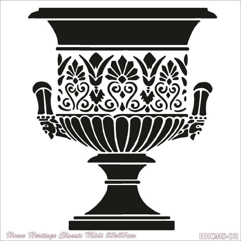 HOME HERITAGE CLASSIC MIDI 25X25CM HHCMS-02 STENCİL