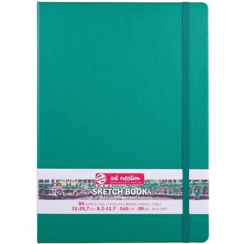 SKETCHBOOK FOREST GREEN 21X29,7CM