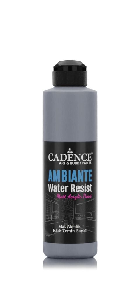 AMBIENTE ISLAK ZEMİN BOYASI AW-21 KOYU GRİ 250ML + KATALİZÖR 10GR