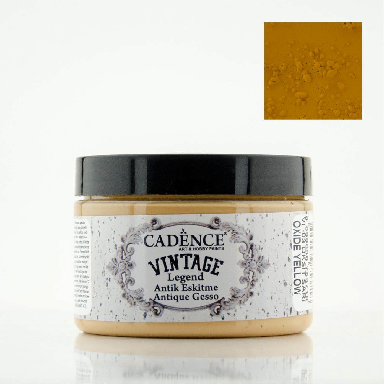 VINTAGE LEGEND ANTİK ESKİTME VL-03 OKSİT SARI 150ML