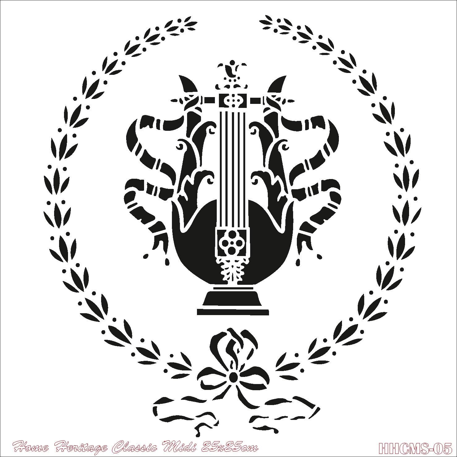 HOME HERITAGE CLASSIC MIDI 25X25CM HHCMS-05 STENCİL
