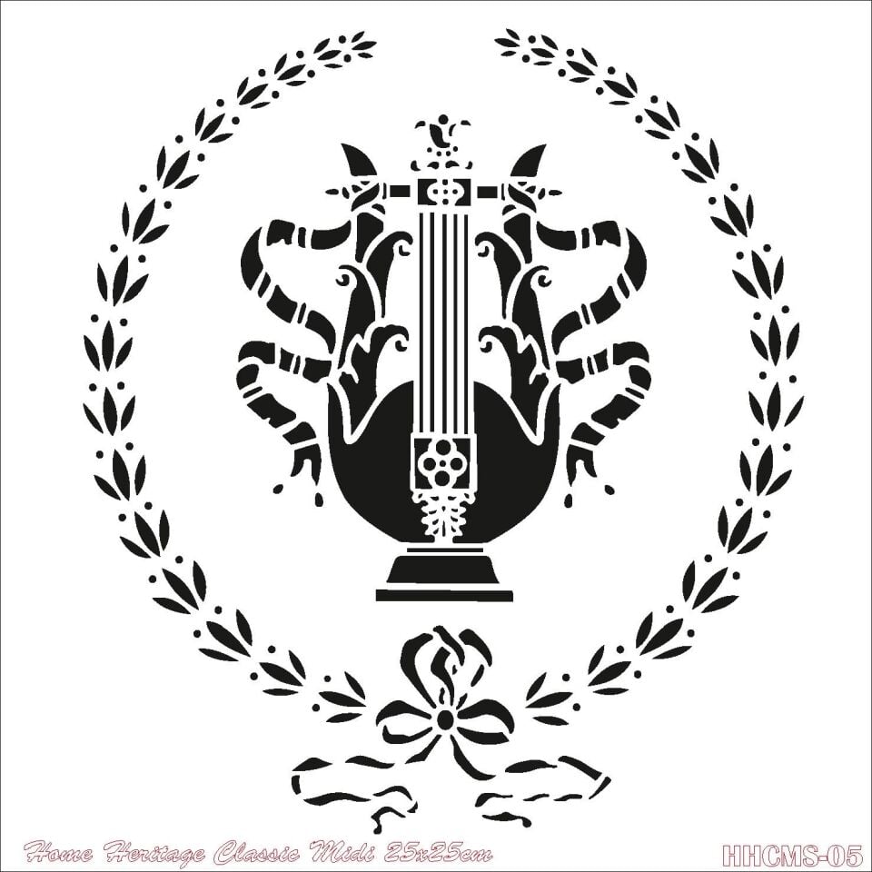 HOME HERITAGE CLASSIC MIDI 25X25CM HHCMS-05 STENCİL