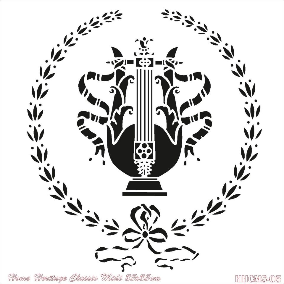 HOME HERITAGE CLASSIC MIDI 25X25CM HHCMS-05 STENCİL