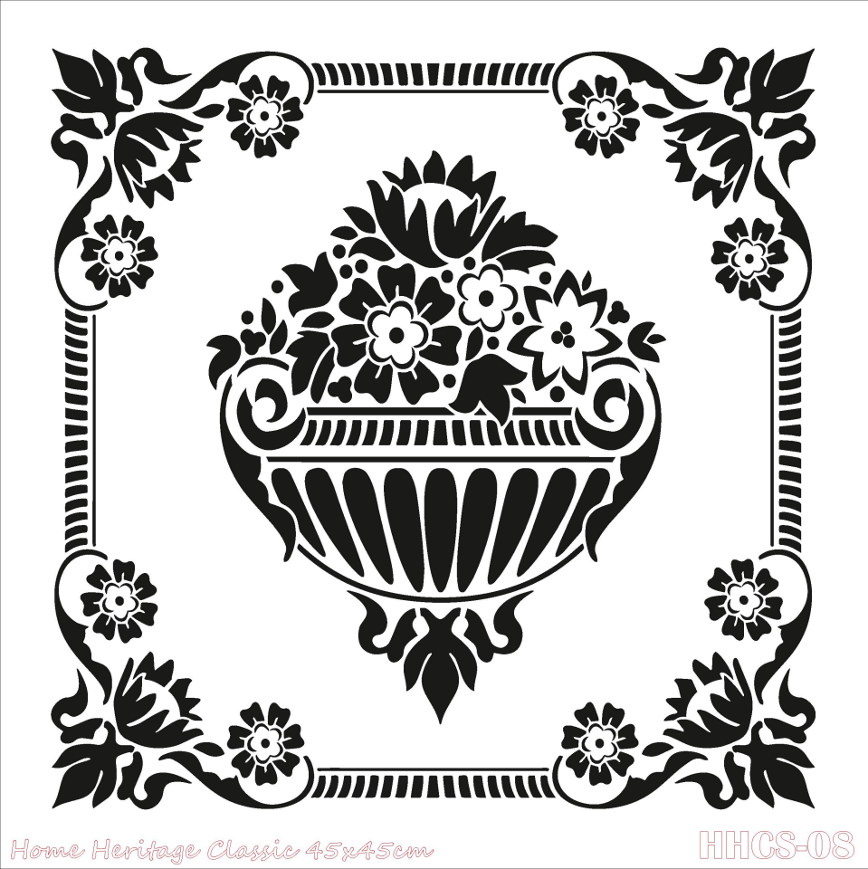 HOME HERITAGE CLASSIC 45X45CM HHCS-08 STENCİL