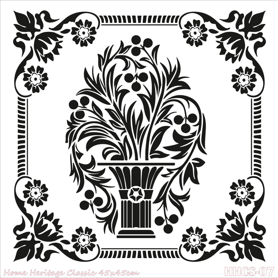 HOME HERITAGE CLASSIC 45X45CM HHCS-07 STENCİL