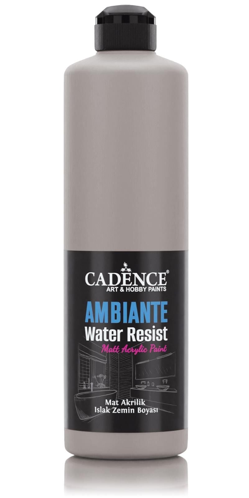 AMBIENTE ISLAK ZEMİN BOYASI AW-19 VİZON GRİ 500ML + KATALİZÖR 20GR