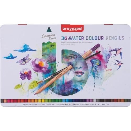 BRUYNZEEL EXPRESSION AQUARELLE 36'LI KURU-SULU KALEM BOYA SET